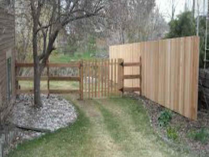 diy split rail fence rental house